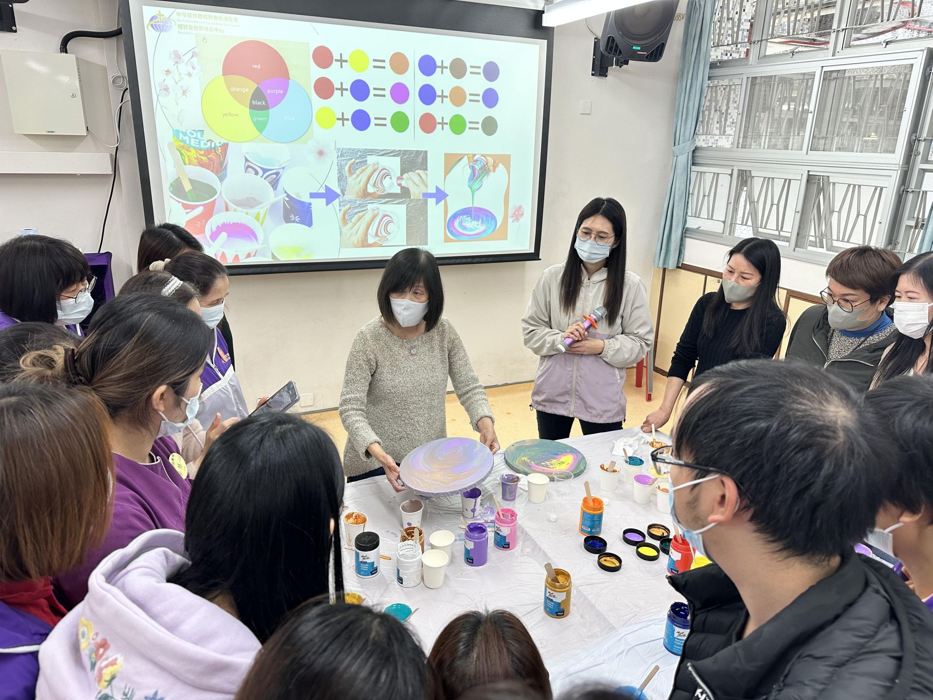 流體畫情感流動 葵東